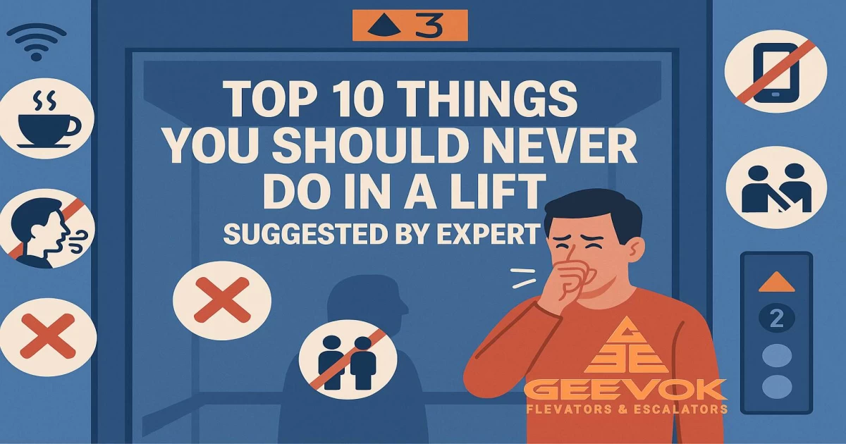 Top 10 Things You Should Never Do in a Lift Suggested by Experts - Geevok